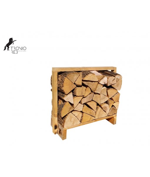 Jasan - dekorativní krbové dřevo do NIKY - paleta 0,1m3 (67x33x50 cm), ilustrační foto.