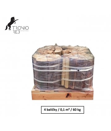 Dřevo na grilování Tronio Reb - buk - exclusive - střední balení 60 kg / 0,1 PRMR