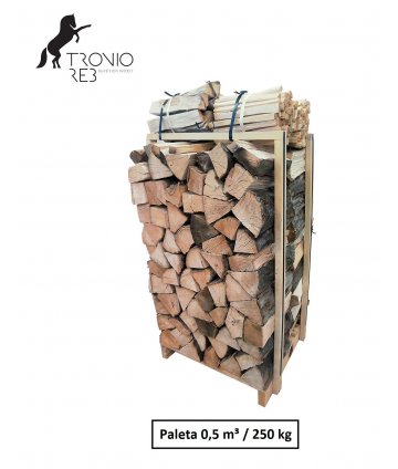 Suché krbové dřevo - Habr - 0,5 PRMR - Tronio Reb - paleta economy