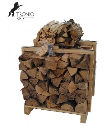 Suché krbové dřevo 0,25 PRMR -33cm Jasan - Tronio Reb - paleta economy